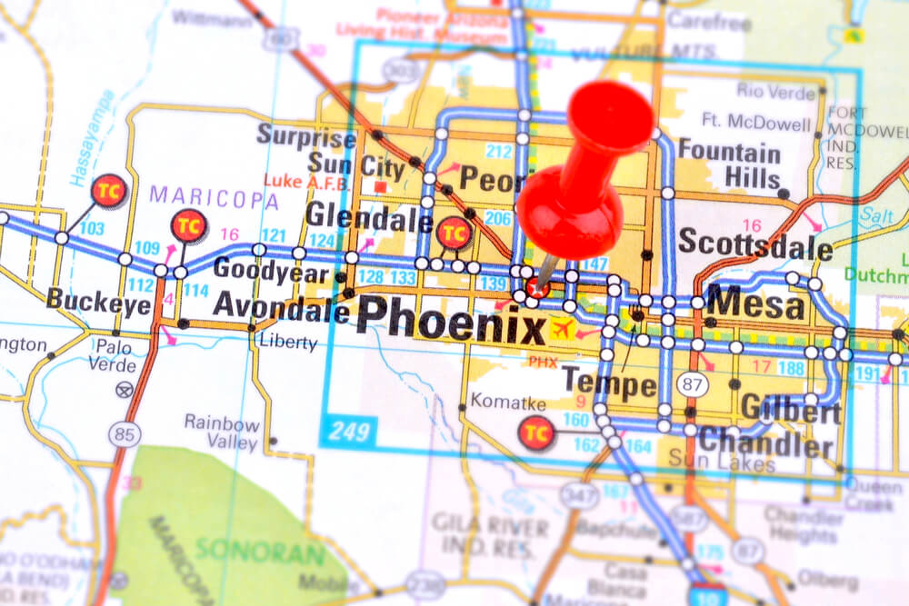 Map Phx